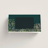 "By the Creek" - Place Cards in Emerald by Becky Nimoy - Blank front