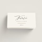 "Idyllic" - Place Cards in Sugar by Jessica Williams - Folded with Free Guest Printing