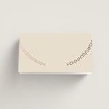 "Misha" - Place Cards in Latte by Kristie Kern - Blank front