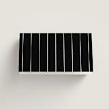 "Elegant Station" - Place Cards in Noir by Stacey Meacham - Folded Back of Card