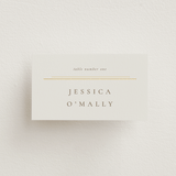 "Illusion" - Place Cards in Sand by Jackie Mangiolino - Front with Free Guest Printing