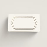 "Formally" - Place Cards in Cloud by Carly Reed Walker - Blank front