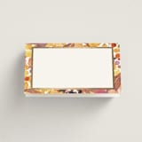 "Autumn flowers" - Place Cards in Amber by Alexandra Dzh - Blank front