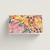 "Autumn flowers" - Place Cards in Amber by Alexandra Dzh - Folded Back of Card