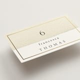 "Contemplate" - Place Cards in Sand by Janean Hinger - Detail