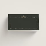 "Fringe" - Place Cards in Midnight by Leah Bisch - Blank front