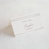 "Cascade" - Place Cards in Mist by Lori Wemple - Folded with Free Guest Printing