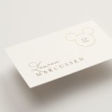"Disney's Minimal Mickey Mouse" - Place Cards in Celebration by Jennifer Postorino - Detail