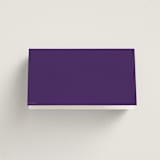 "Whole New World from Disney's Aladdin" - Place Cards in Aubergine by Creo Study - Folded Back of Card