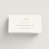 "You & Me" - Place Cards in Classique by Design Lotus - Folded with Free Guest Printing