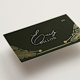 "Embellished" - Place Cards in Buttercup by Jen Owens - Detail