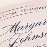 "Big City" - Place Cards in Blush by Hooray Creative - Detail