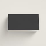 "Modern Glam" - Place Cards in Soft Black by Camille Robinson - Folded Back of Card