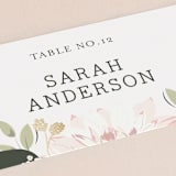 "Petal Surround" - Place Cards in Blush by Susan Moyal - Detail