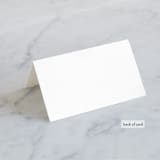 "Aspen" - Place Cards in Midnight by Kristie Kern - Folded Back of Card