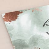 "Fancy Marble" - Place Cards in Moss by Phrosné Barwood - Detail