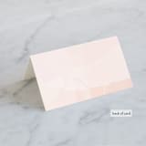 "Formal Watercolor" - Place Cards in Bashful by Jennifer Postorino - Folded Back of Card