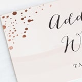 "Formal Watercolor" - Place Cards in Bashful by Jennifer Postorino - Detail