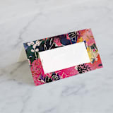 "Blooming Beauty" - Place Cards in Tan by Lori Wemple - Blank front