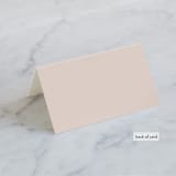 "Blooming Beauty" - Place Cards in Tan by Lori Wemple - Folded Back of Card