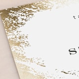 "Edgy Charm" - Place Cards in Ivory by Kimberly FitzSimons - Detail