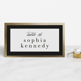 "Handsome Border" - Place Cards in Chalkboard by Hooray Creative - Front
