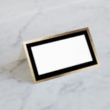 "Handsome Border" - Place Cards in Chalkboard by Hooray Creative - Blank Front