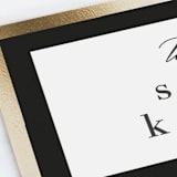 "Handsome Border" - Place Cards in Chalkboard by Hooray Creative - Detail