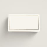 "Bianca" - Place Cards in Sugar by Jessica Williams - Blank front