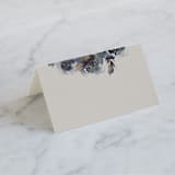 "Enchanted Blooms" - Place Cards in Midnight by Lori Wemple - Blank front
