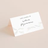 "Little Wreath" - Gloss-Press® Place Cards in Pearl by Phrosné Barwood - Folded with Free Guest Printing
