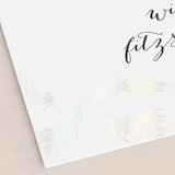 "Little Wreath" - Gloss-Press® Place Cards in Pearl by Phrosné Barwood - Detail