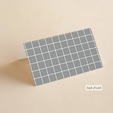"Formal Affair" - Gloss-Press® Place Cards in Pearl by Stacey Meacham - Folded Back of Card