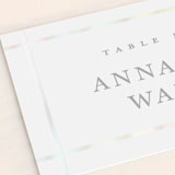 "Formal Affair" - Gloss-Press® Place Cards in Pearl by Stacey Meacham - Detail