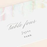 "Idyllic" - Gloss-Press® Place Cards in The Pearl by Design Lotus - Detail