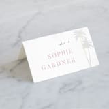 "Sunset by the Sea" - Gloss-Press® Place Cards in Ombre by lulu and isabelle - Folded with Free Guest Printing