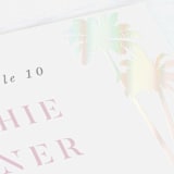 "Sunset by the Sea" - Gloss-Press® Place Cards in Ombre by lulu and isabelle - Detail