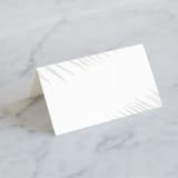 "Palm Vibes" - Gloss-Press® Place Cards in Porcelain by Pixel and Hank - Blank front