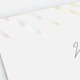 "Palm Vibes" - Gloss-Press® Place Cards in Porcelain by Pixel and Hank - Detail