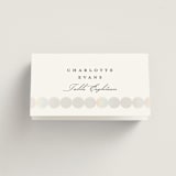 "Pearls" - Gloss-Press® Place Cards in Silk by mo kelley - Folded with Free Guest Printing