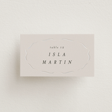 "Kumamoto" - Gloss-Press® Place Cards in Pearl by Ani Somi - Front with Free Guest Printing