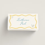 "Summer trail" - Place Cards - Chicken in Positano by Creo Study - Folded with Free Guest Printing