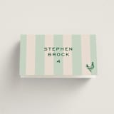 "Rhode" - Place Cards - Chicken in Mint by Megan Davis - Folded with Free Guest Printing