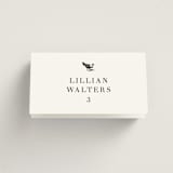 "Plated" - Place Cards - Chicken in Ink by Megan Davis - Folded with Free Guest Printing