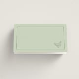 "Olive" - Place Cards - Chicken in Mint by Sherley Ferreira - Blank front