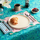 "Jungle Florals" - Placemats in Blush by Alethea and Ruth - Table Inspiration