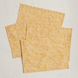 "Sunshine Wave" - Placemats in Golden by Lise Gulassa - Placemats, Set of 4