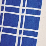 "Window Plaid" - Placemats in Brilliant by Blustery August - Detail