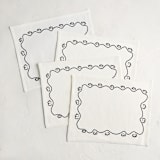 "All grown up" - Placemats in Cream by Inkblot Design - Placemats, Set of 4