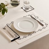 "All grown up" - Placemats in Cream by Inkblot Design - Table Inspiration